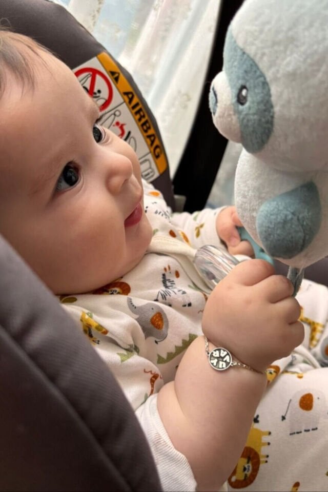 İsme Özel Gümüş Bebek Bilekliği