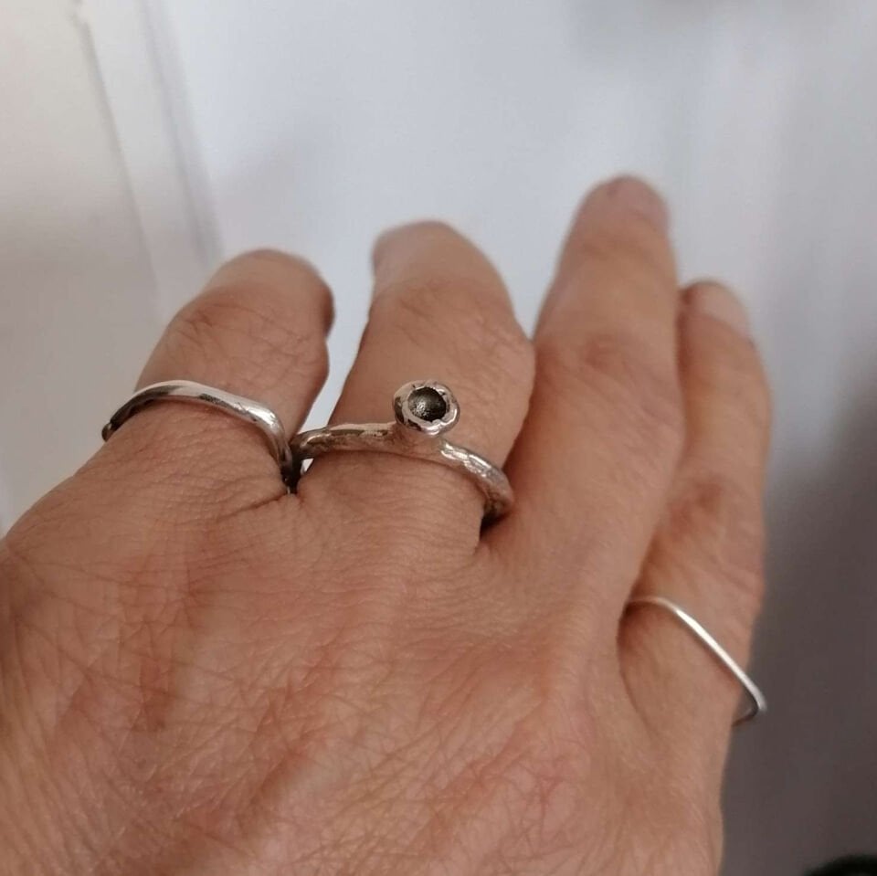 Gümüş Shrek Yüzük Tekli