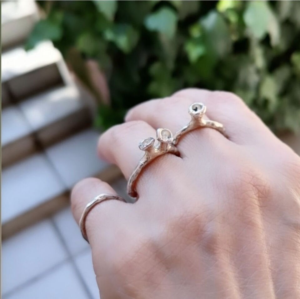 Gümüş Shrek Yüzük İkili