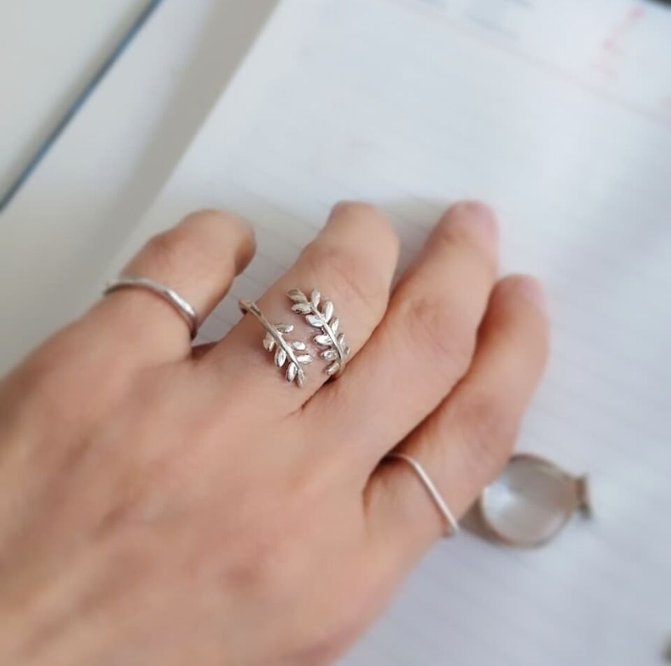 Daphne Gümüş Yüzük