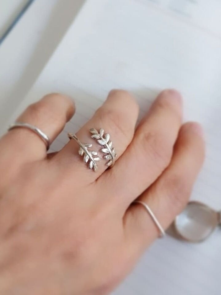 daphne gümüş yüzük 925 ayar gümüştür