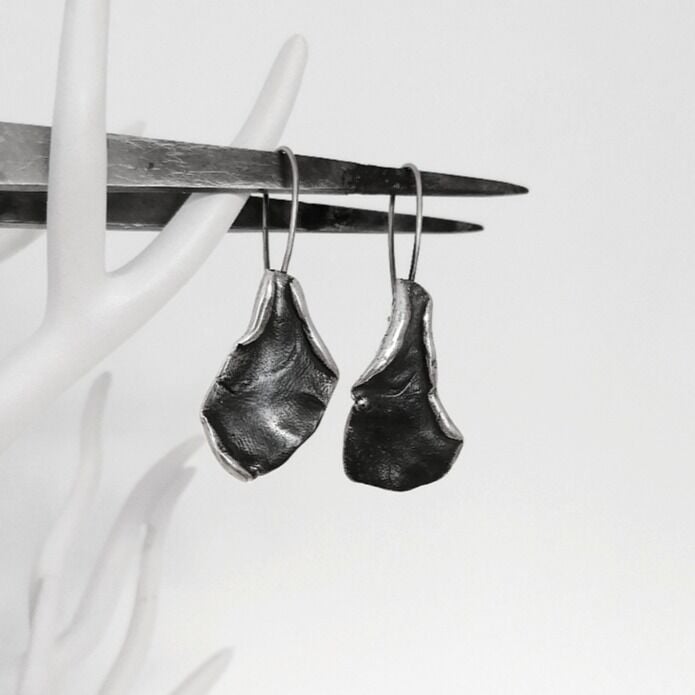 Curl Damla Gümüş Küpe