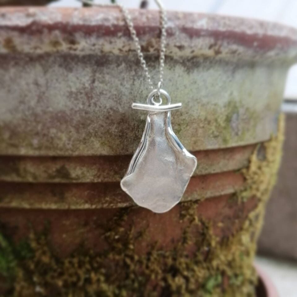 Curl Damla Gümüş Kolye