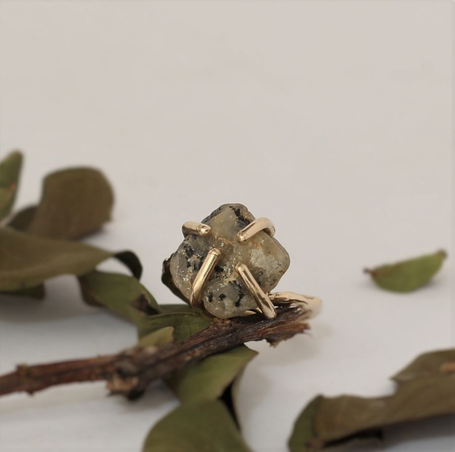 Çakıl Taşlı Bronz Yüzük