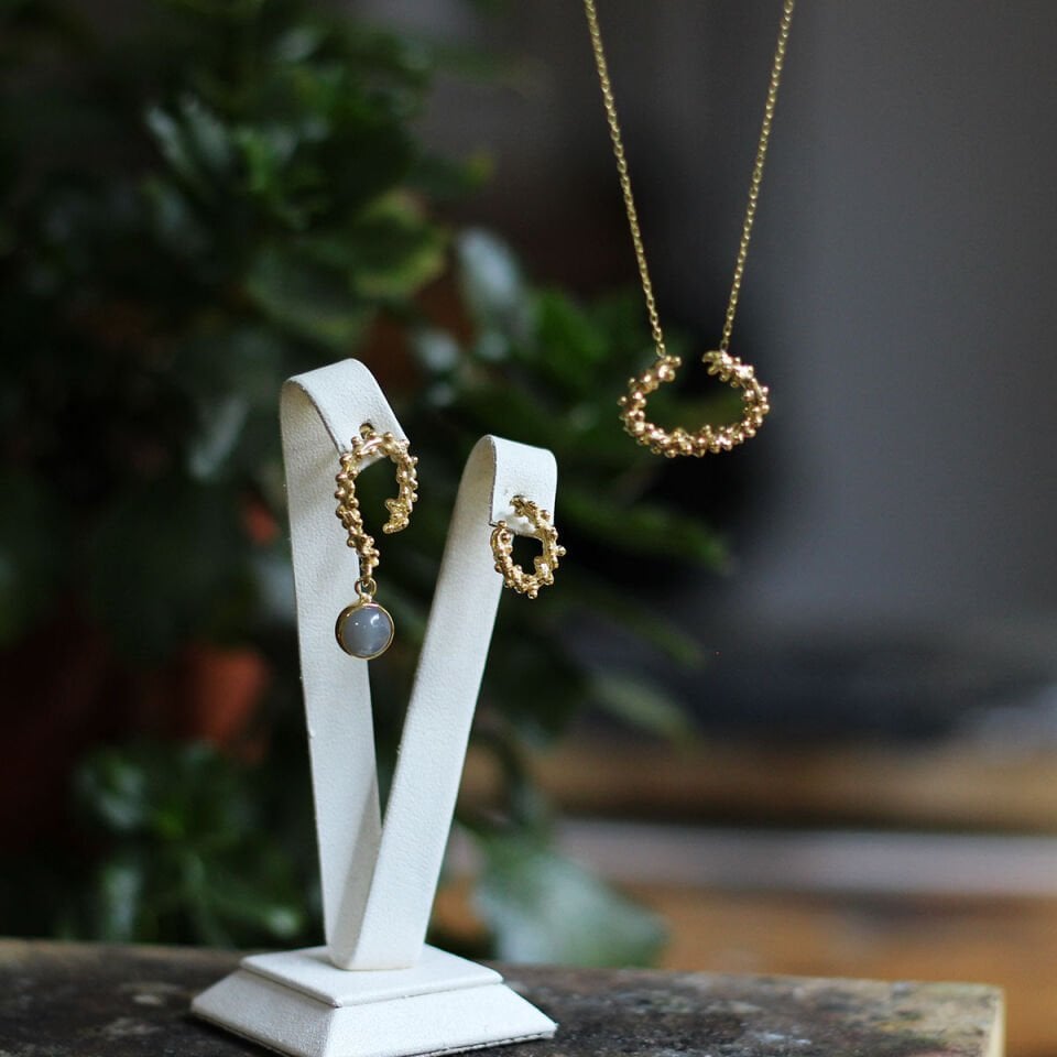 Bol Benek Gümüş Kolye