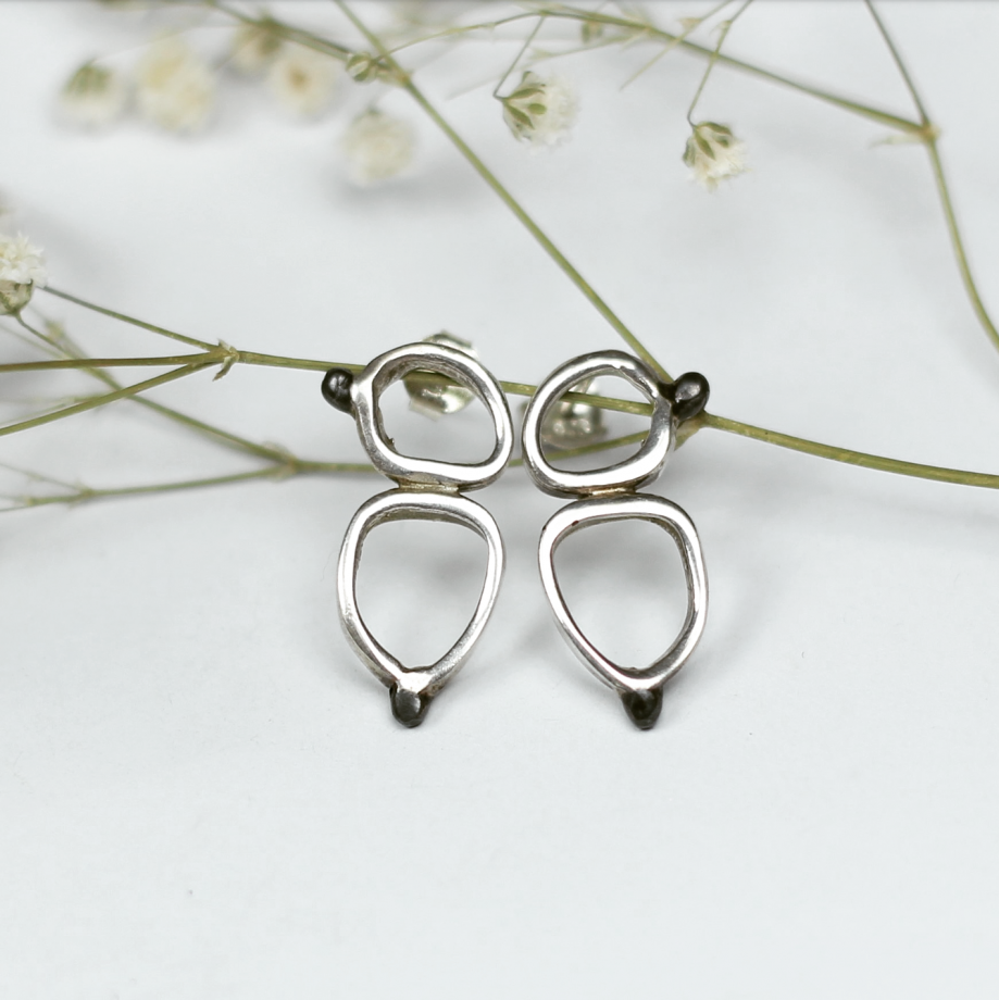 İki Damla Gümüş Küpe