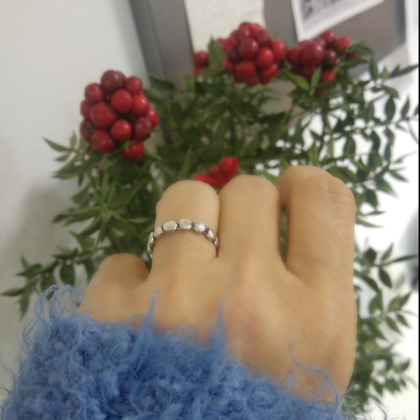 Gümüş Bubble Yüzük