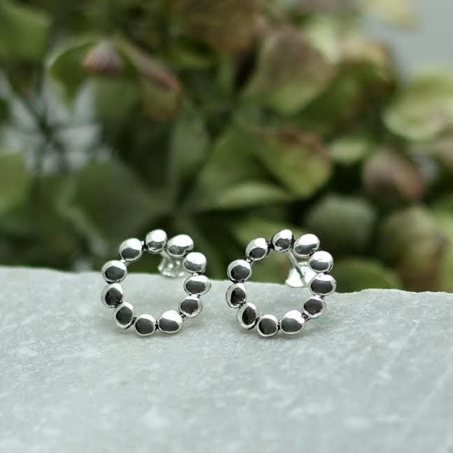 Bubble Gümüş Küpe