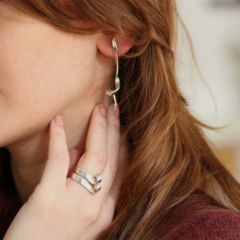 Gümüş Kıvrım Yüzük II