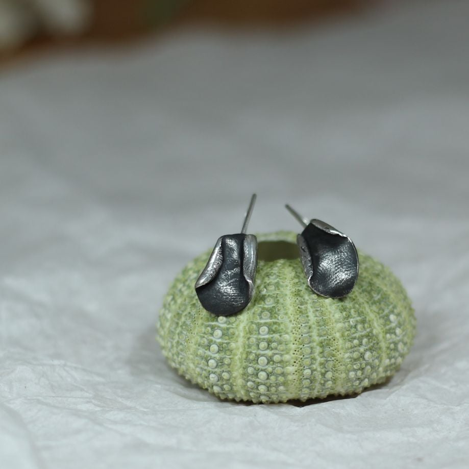 Curl Oksitli Gümüş Küpe IV