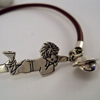 Küçük Prens Figürlü Deri Bileklik