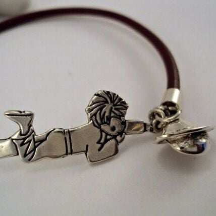 Küçük Prens Figürlü Deri Bileklik