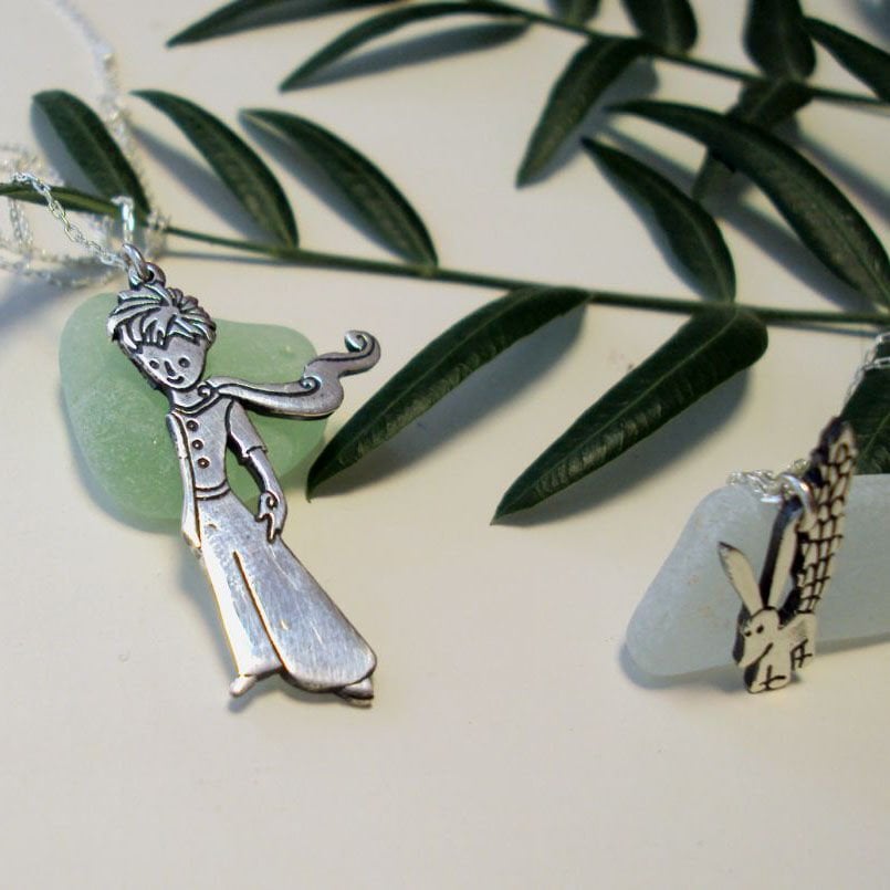 Küçük Prens Gümüş Kolye