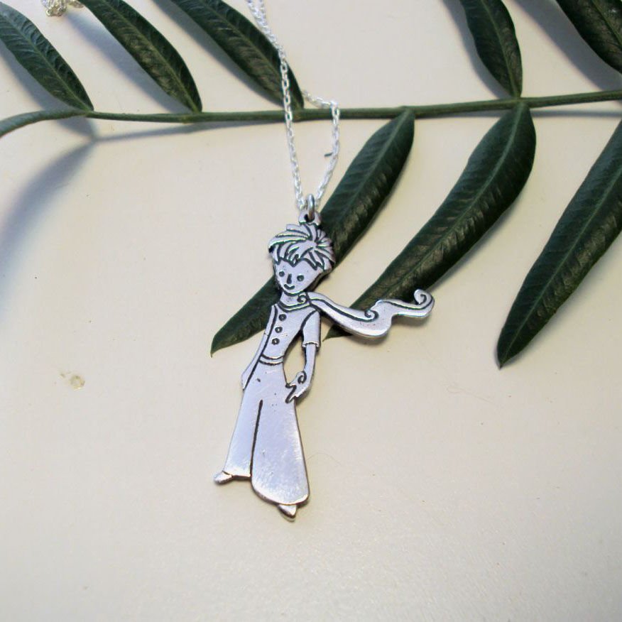 Küçük Prens Gümüş Kolye