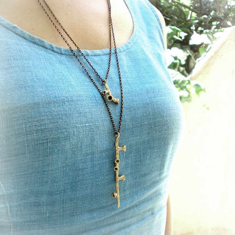 Bronz Shrek Kolye İkili