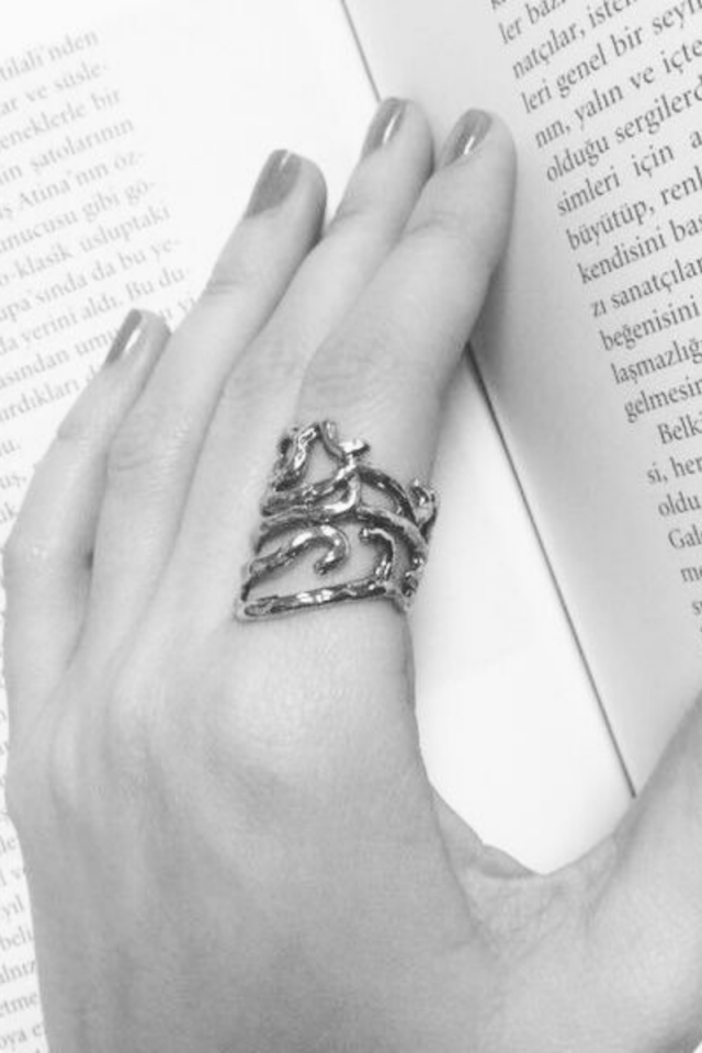 Gümüş Dal Yüzük