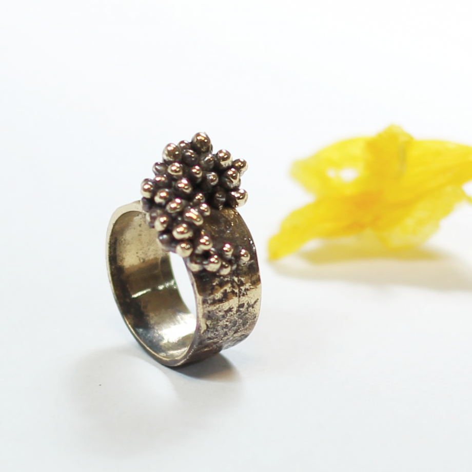 On Yüz Bin Baloncuk Bronz Yüzük