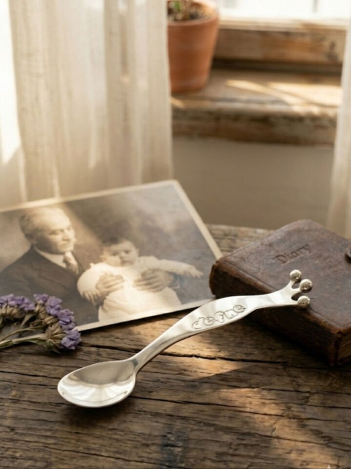 Bebek Mama Kaşığı - L'ea Gümüş Tasarım