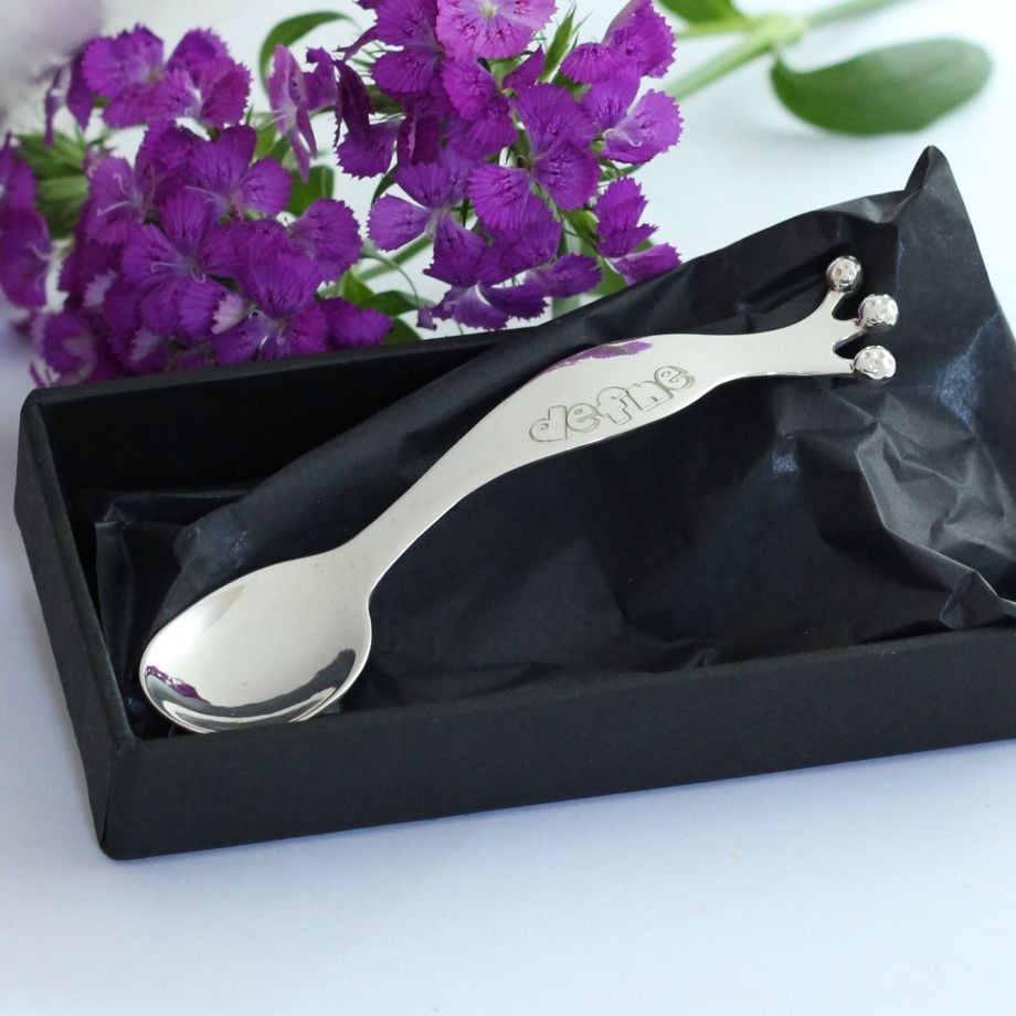 Gümüş Bebek Mama Kaşığı