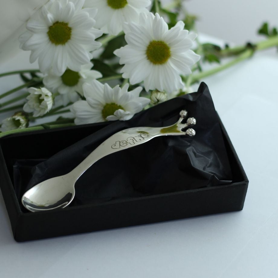 Gümüş Bebek Mama Kaşığı