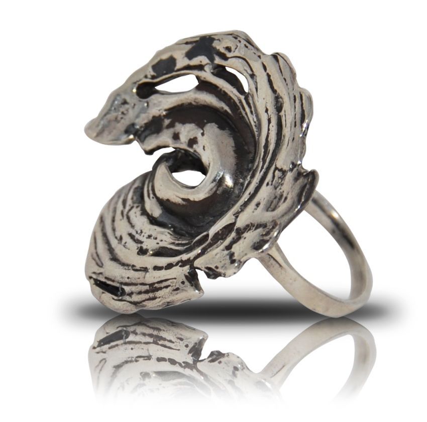 Gümüş Girdap Yüzük