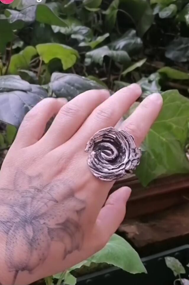 Gümüş Girdap Yüzük