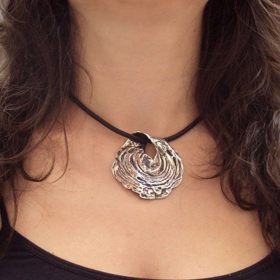 Gümüş Girdap Kolye