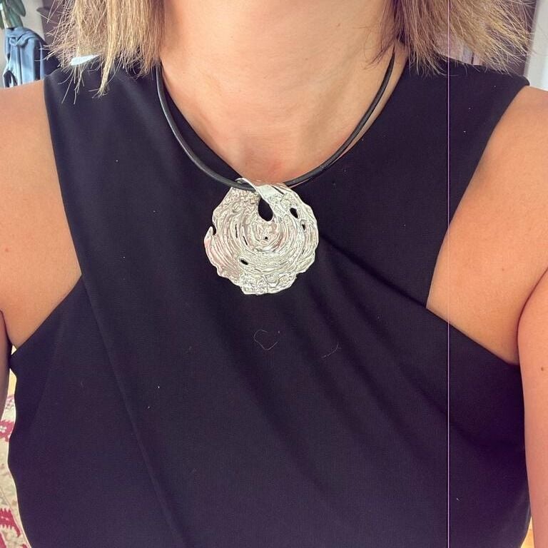 Gümüş Girdap Kolye