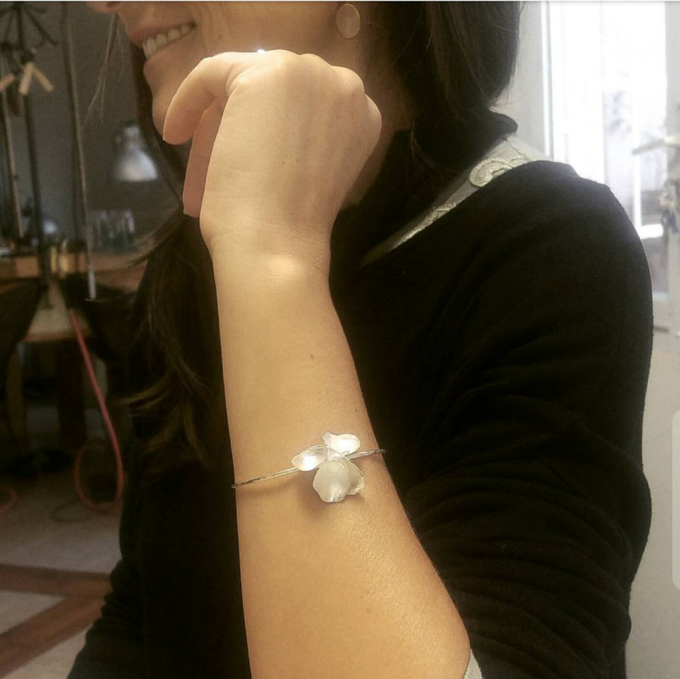 Gümüş Foldy Bileklik