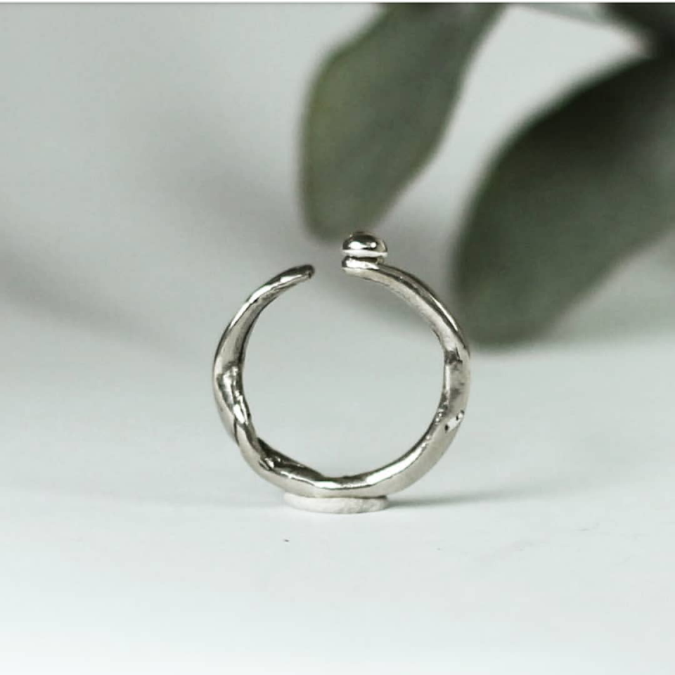 Güverseli Mini Gümüş Yüzük