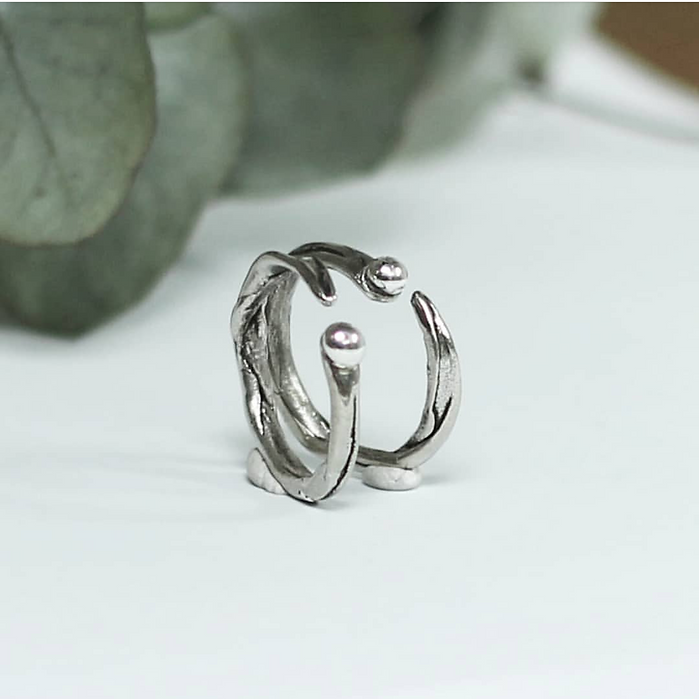 Güverseli Mini Gümüş Yüzük