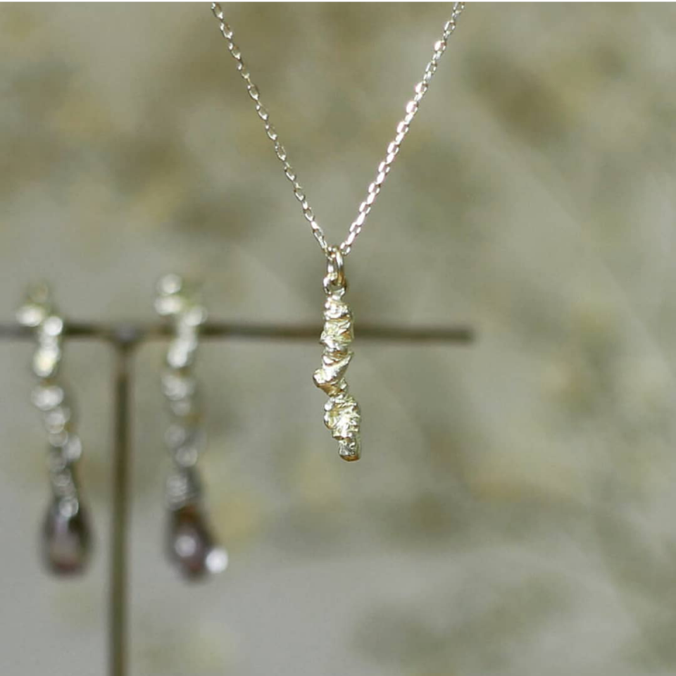 Bürümcük Gümüş Kolye Uzun