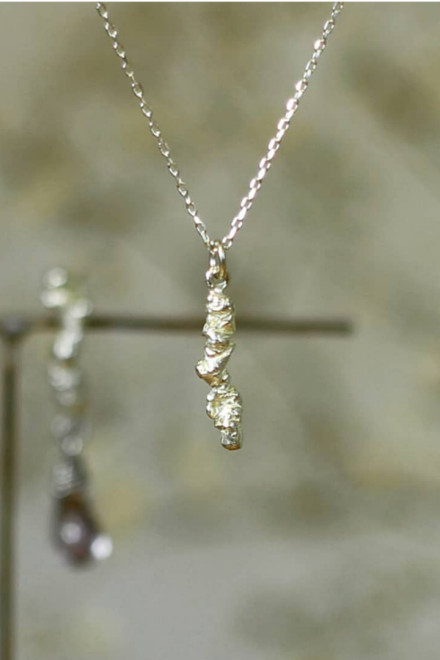 Bürümcük Gümüş Kolye Uzun